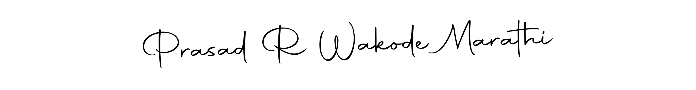 if you are searching for the best signature style for your name Prasad R Wakode Marathi. so please give up your signature search. here we have designed multiple signature styles  using Autography-DOLnW. Prasad R Wakode Marathi signature style 10 images and pictures png