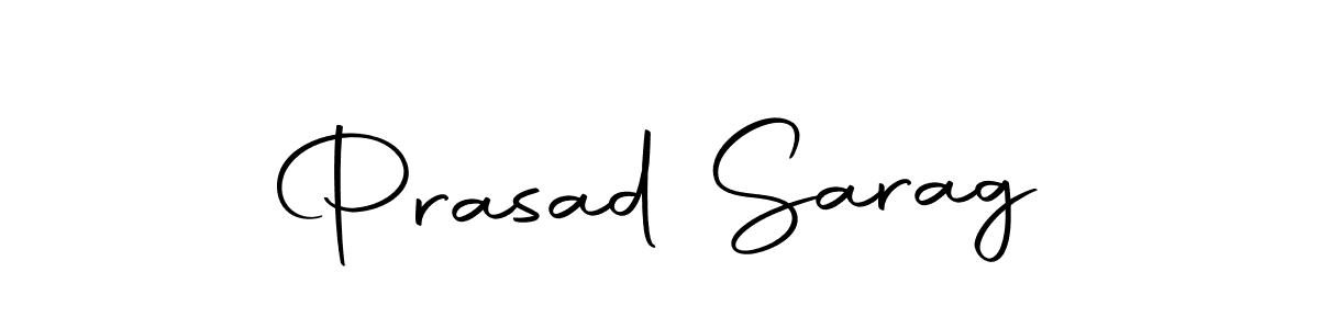 Prasad Sarag stylish signature style. Best Handwritten Sign (Autography-DOLnW) for my name. Handwritten Signature Collection Ideas for my name Prasad Sarag. Prasad Sarag signature style 10 images and pictures png