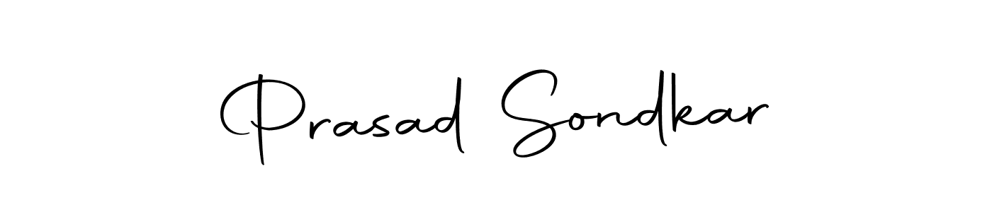 Prasad Sondkar stylish signature style. Best Handwritten Sign (Autography-DOLnW) for my name. Handwritten Signature Collection Ideas for my name Prasad Sondkar. Prasad Sondkar signature style 10 images and pictures png