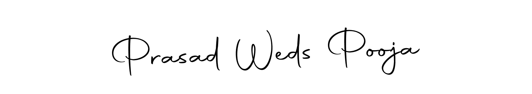 Once you've used our free online signature maker to create your best signature Autography-DOLnW style, it's time to enjoy all of the benefits that Prasad Weds Pooja name signing documents. Prasad Weds Pooja signature style 10 images and pictures png