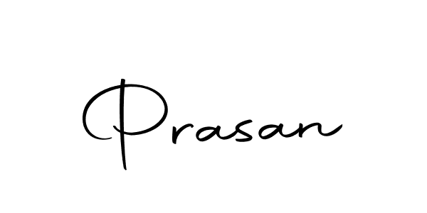 Prasan stylish signature style. Best Handwritten Sign (Autography-DOLnW) for my name. Handwritten Signature Collection Ideas for my name Prasan. Prasan signature style 10 images and pictures png