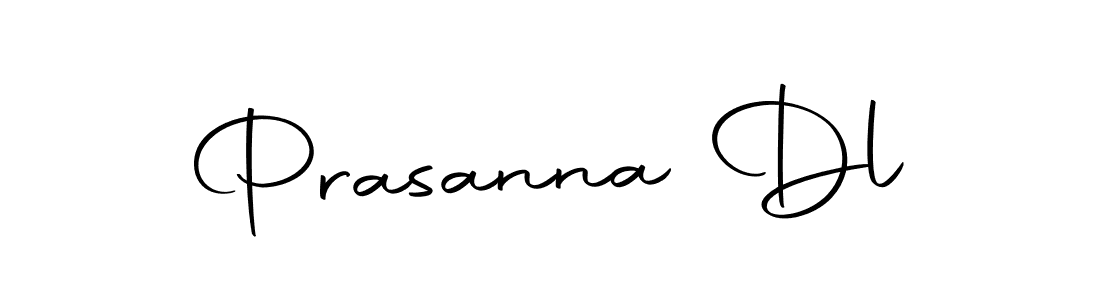 How to make Prasanna Dl name signature. Use Autography-DOLnW style for creating short signs online. This is the latest handwritten sign. Prasanna Dl signature style 10 images and pictures png