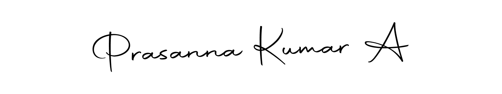 Create a beautiful signature design for name Prasanna Kumar A. With this signature (Autography-DOLnW) fonts, you can make a handwritten signature for free. Prasanna Kumar A signature style 10 images and pictures png
