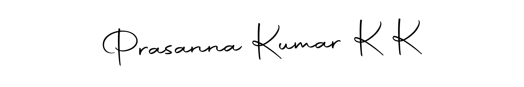 You should practise on your own different ways (Autography-DOLnW) to write your name (Prasanna Kumar K K) in signature. don't let someone else do it for you. Prasanna Kumar K K signature style 10 images and pictures png