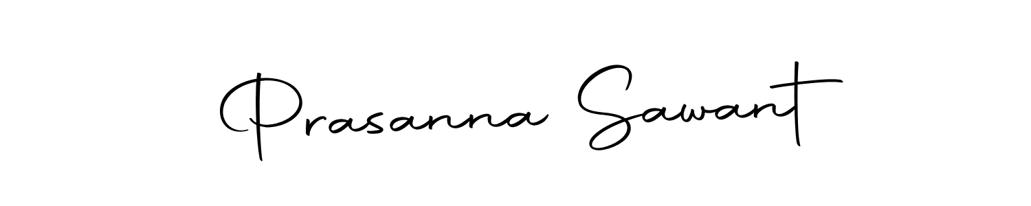 Use a signature maker to create a handwritten signature online. With this signature software, you can design (Autography-DOLnW) your own signature for name Prasanna Sawant. Prasanna Sawant signature style 10 images and pictures png