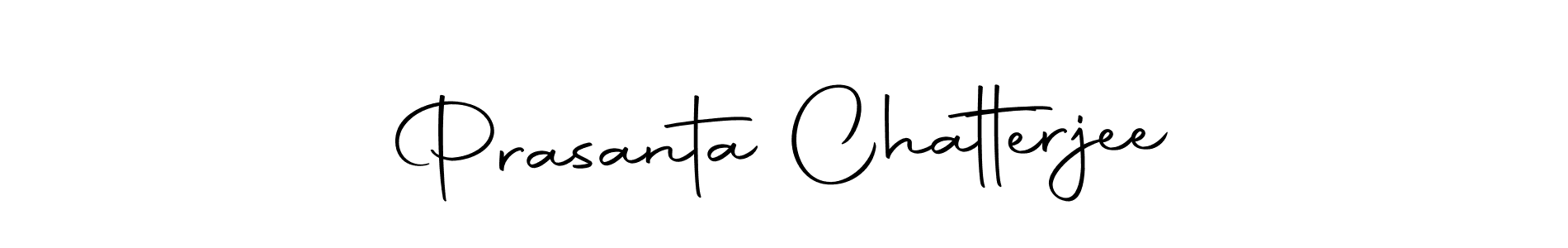 How to make Prasanta Chatterjee name signature. Use Autography-DOLnW style for creating short signs online. This is the latest handwritten sign. Prasanta Chatterjee signature style 10 images and pictures png