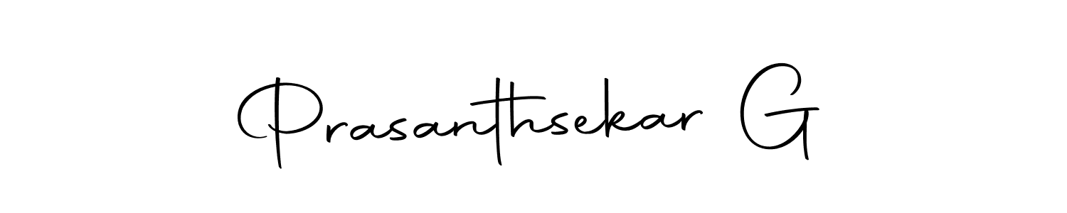 This is the best signature style for the Prasanthsekar G name. Also you like these signature font (Autography-DOLnW). Mix name signature. Prasanthsekar G signature style 10 images and pictures png