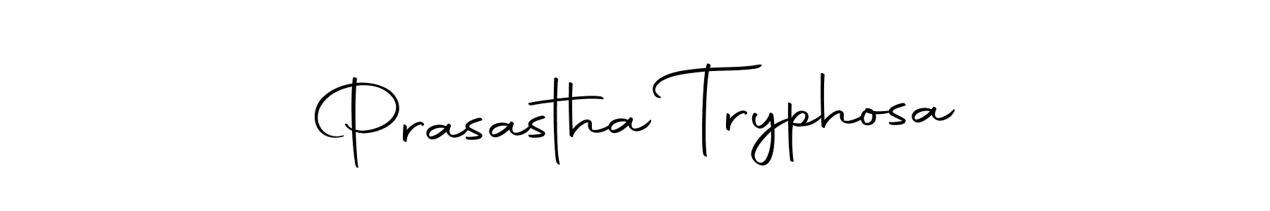 Prasastha Tryphosa stylish signature style. Best Handwritten Sign (Autography-DOLnW) for my name. Handwritten Signature Collection Ideas for my name Prasastha Tryphosa. Prasastha Tryphosa signature style 10 images and pictures png