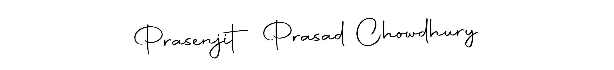 Create a beautiful signature design for name Prasenjit Prasad Chowdhury. With this signature (Autography-DOLnW) fonts, you can make a handwritten signature for free. Prasenjit Prasad Chowdhury signature style 10 images and pictures png