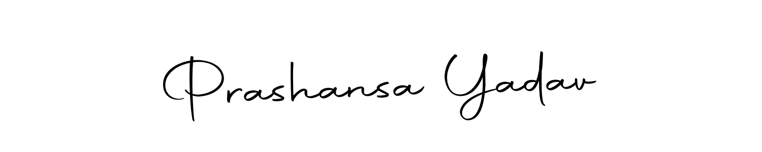 Make a beautiful signature design for name Prashansa Yadav. With this signature (Autography-DOLnW) style, you can create a handwritten signature for free. Prashansa Yadav signature style 10 images and pictures png