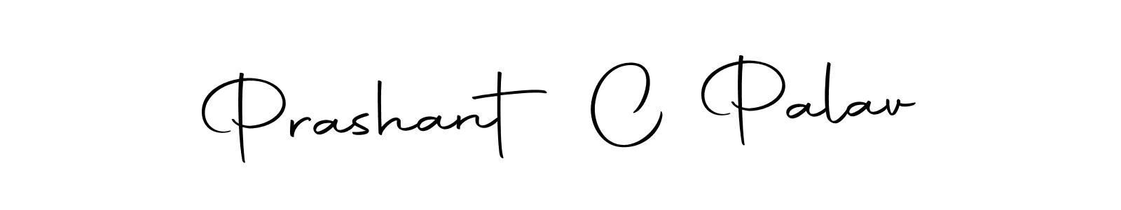 This is the best signature style for the Prashant C Palav name. Also you like these signature font (Autography-DOLnW). Mix name signature. Prashant C Palav signature style 10 images and pictures png