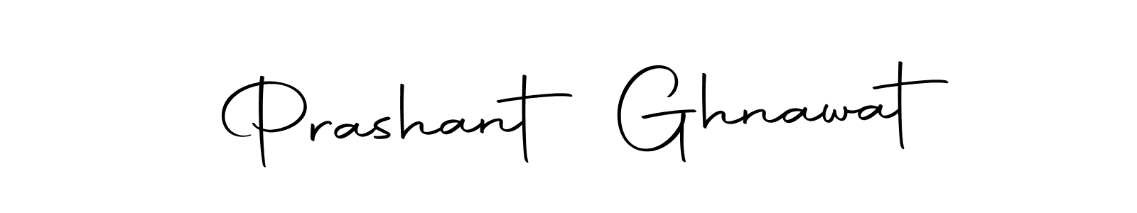 How to make Prashant Ghnawat name signature. Use Autography-DOLnW style for creating short signs online. This is the latest handwritten sign. Prashant Ghnawat signature style 10 images and pictures png