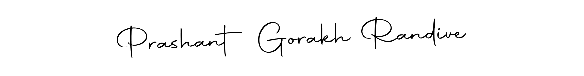 Create a beautiful signature design for name Prashant Gorakh Randive. With this signature (Autography-DOLnW) fonts, you can make a handwritten signature for free. Prashant Gorakh Randive signature style 10 images and pictures png