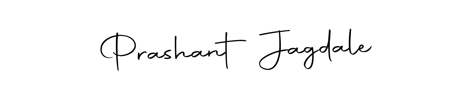 How to make Prashant Jagdale name signature. Use Autography-DOLnW style for creating short signs online. This is the latest handwritten sign. Prashant Jagdale signature style 10 images and pictures png