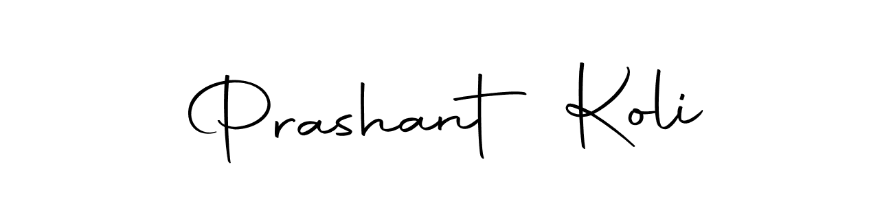 Also we have Prashant Koli name is the best signature style. Create professional handwritten signature collection using Autography-DOLnW autograph style. Prashant Koli signature style 10 images and pictures png