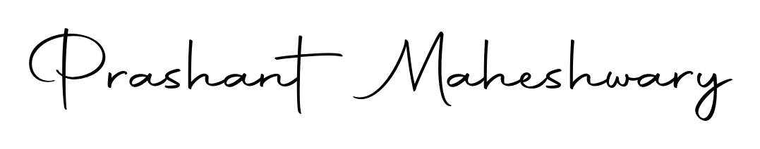 The Autography-DOLnW font transforms the name Prashant Maheshwary into an executive sign with sharp precision and distinguished character. Prashant Maheshwary signature style 10 images and pictures png