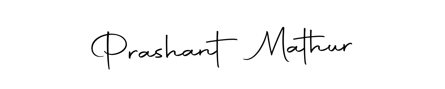 Also we have Prashant Mathur name is the best signature style. Create professional handwritten signature collection using Autography-DOLnW autograph style. Prashant Mathur signature style 10 images and pictures png