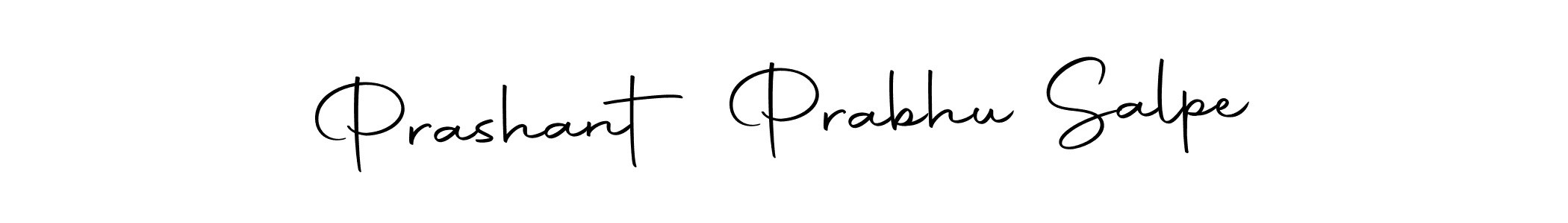 Create a beautiful signature design for name Prashant Prabhu Salpe. With this signature (Autography-DOLnW) fonts, you can make a handwritten signature for free. Prashant Prabhu Salpe signature style 10 images and pictures png