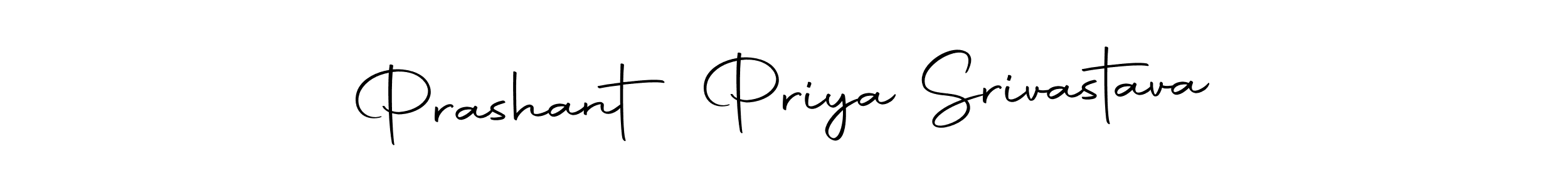 Make a short Prashant Priya Srivastava signature style. Manage your documents anywhere anytime using Autography-DOLnW. Create and add eSignatures, submit forms, share and send files easily. Prashant Priya Srivastava signature style 10 images and pictures png