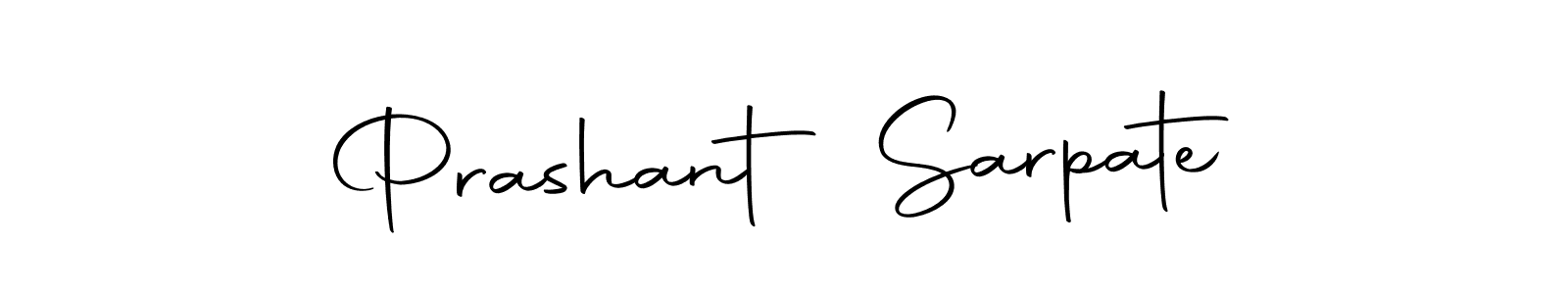 How to make Prashant Sarpate name signature. Use Autography-DOLnW style for creating short signs online. This is the latest handwritten sign. Prashant Sarpate signature style 10 images and pictures png