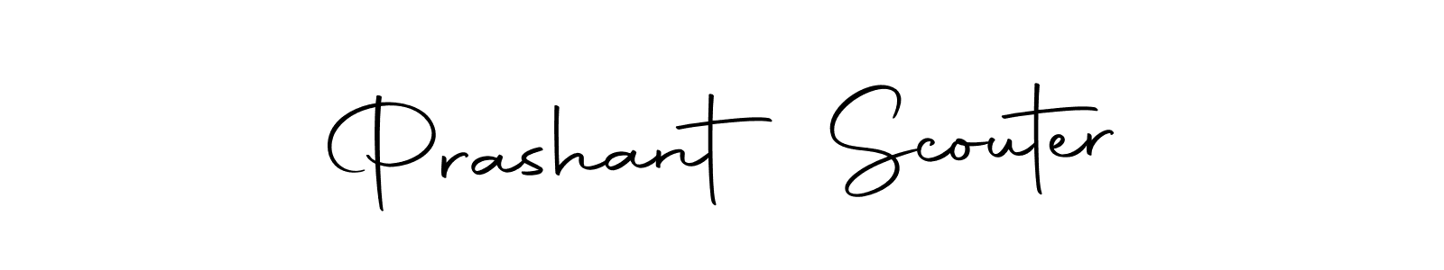 Prashant Scouter stylish signature style. Best Handwritten Sign (Autography-DOLnW) for my name. Handwritten Signature Collection Ideas for my name Prashant Scouter. Prashant Scouter signature style 10 images and pictures png