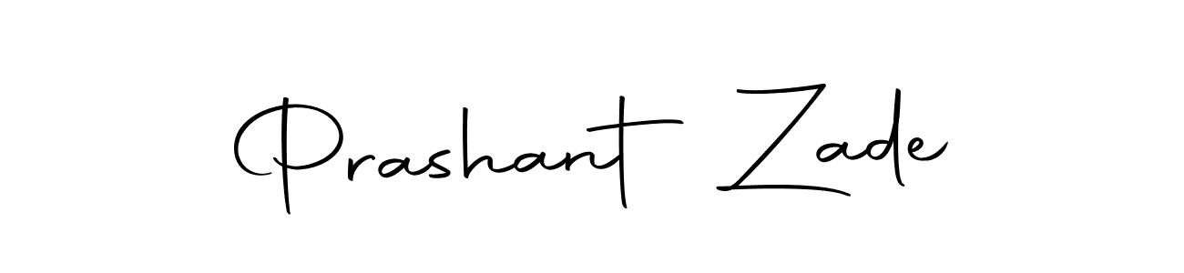 Make a beautiful signature design for name Prashant Zade. Use this online signature maker to create a handwritten signature for free. Prashant Zade signature style 10 images and pictures png