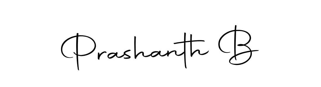 Design your own signature with our free online signature maker. With this signature software, you can create a handwritten (Autography-DOLnW) signature for name Prashanth B. Prashanth B signature style 10 images and pictures png