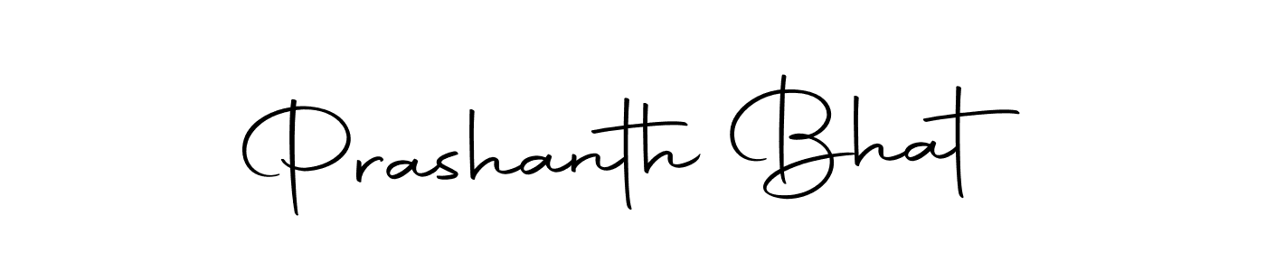 Create a beautiful signature design for name Prashanth Bhat. With this signature (Autography-DOLnW) fonts, you can make a handwritten signature for free. Prashanth Bhat signature style 10 images and pictures png