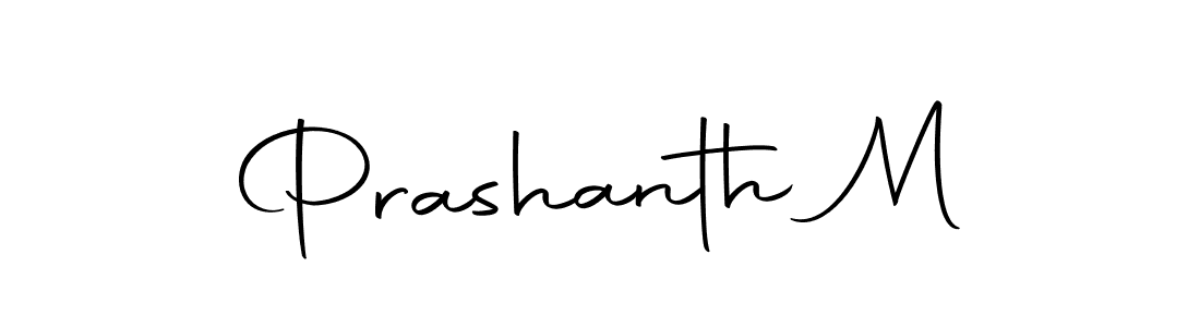 Make a beautiful signature design for name Prashanth M. With this signature (Autography-DOLnW) style, you can create a handwritten signature for free. Prashanth M signature style 10 images and pictures png