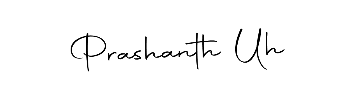 You should practise on your own different ways (Autography-DOLnW) to write your name (Prashanth Uh) in signature. don't let someone else do it for you. Prashanth Uh signature style 10 images and pictures png