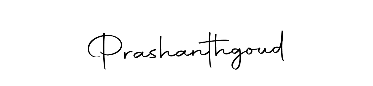 How to make Prashanthgoud name signature. Use Autography-DOLnW style for creating short signs online. This is the latest handwritten sign. Prashanthgoud signature style 10 images and pictures png