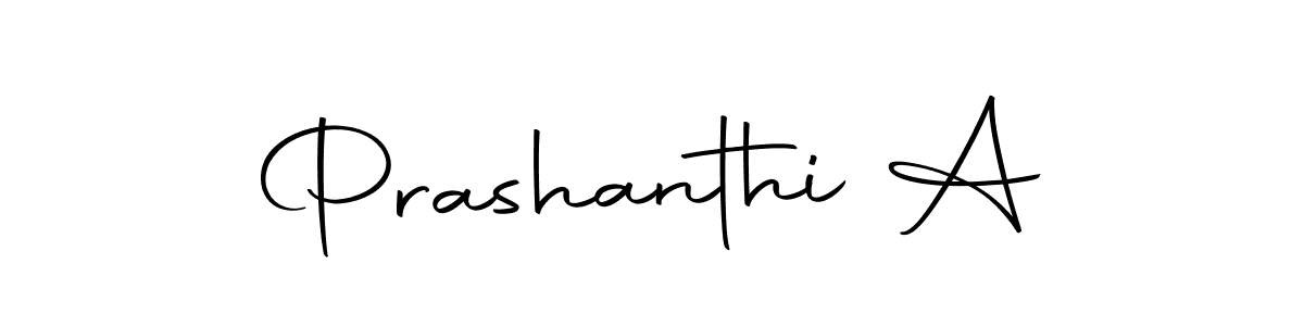 Design your own signature with our free online signature maker. With this signature software, you can create a handwritten (Autography-DOLnW) signature for name Prashanthi A. Prashanthi A signature style 10 images and pictures png