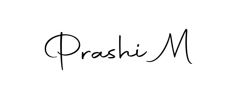 Prashi M stylish signature style. Best Handwritten Sign (Autography-DOLnW) for my name. Handwritten Signature Collection Ideas for my name Prashi M. Prashi M signature style 10 images and pictures png