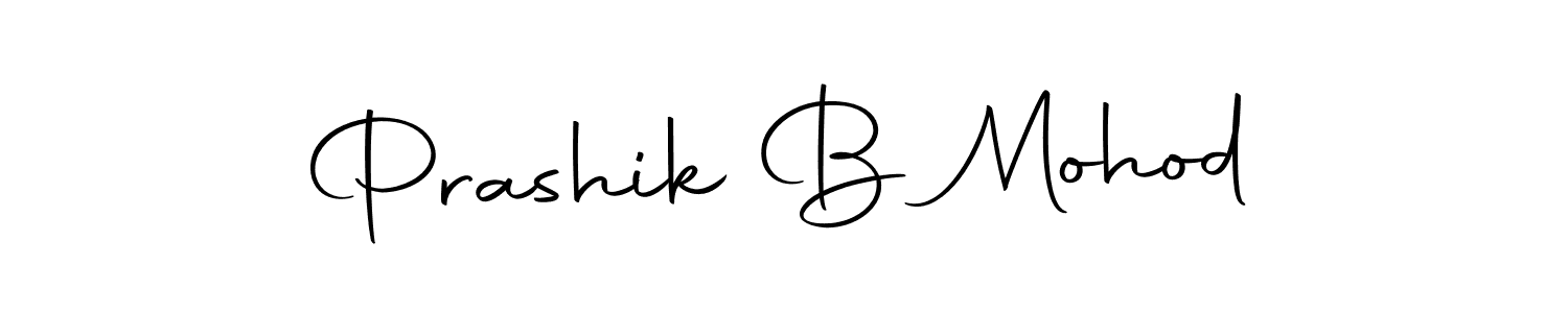 Use a signature maker to create a handwritten signature online. With this signature software, you can design (Autography-DOLnW) your own signature for name Prashik B Mohod. Prashik B Mohod signature style 10 images and pictures png