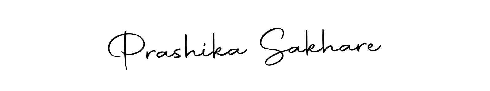 How to make Prashika Sakhare name signature. Use Autography-DOLnW style for creating short signs online. This is the latest handwritten sign. Prashika Sakhare signature style 10 images and pictures png