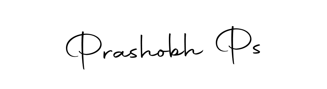 You can use this online signature creator to create a handwritten signature for the name Prashobh Ps. This is the best online autograph maker. Prashobh Ps signature style 10 images and pictures png