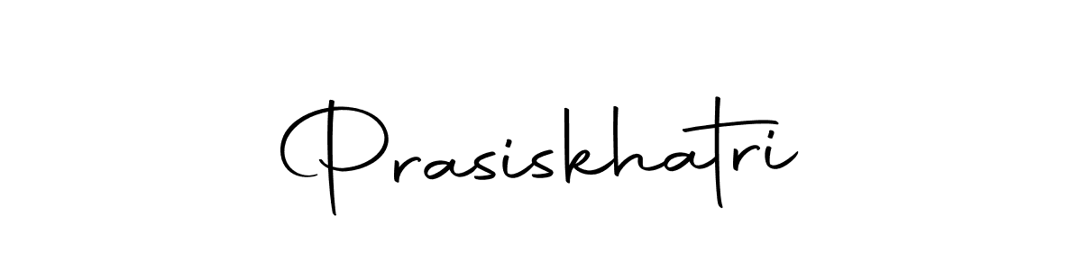 Use a signature maker to create a handwritten signature online. With this signature software, you can design (Autography-DOLnW) your own signature for name Prasiskhatri. Prasiskhatri signature style 10 images and pictures png