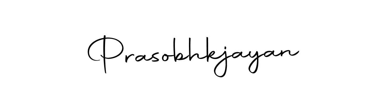 Create a beautiful signature design for name Prasobhkjayan. With this signature (Autography-DOLnW) fonts, you can make a handwritten signature for free. Prasobhkjayan signature style 10 images and pictures png