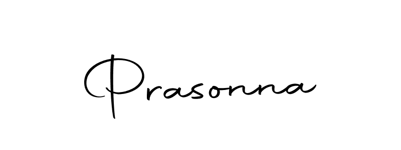 Make a beautiful signature design for name Prasonna. Use this online signature maker to create a handwritten signature for free. Prasonna signature style 10 images and pictures png