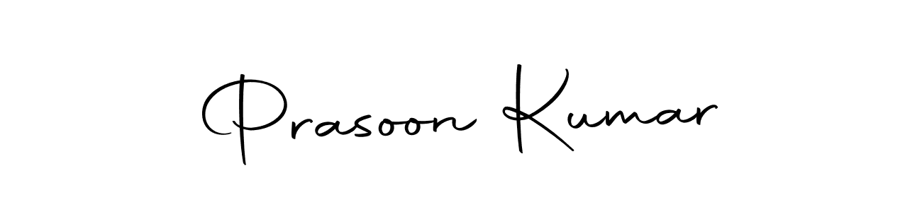 Make a beautiful signature design for name Prasoon Kumar. With this signature (Autography-DOLnW) style, you can create a handwritten signature for free. Prasoon Kumar signature style 10 images and pictures png