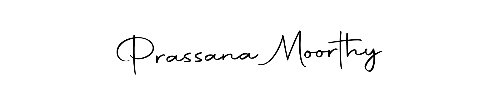 Make a beautiful signature design for name Prassana Moorthy. Use this online signature maker to create a handwritten signature for free. Prassana Moorthy signature style 10 images and pictures png