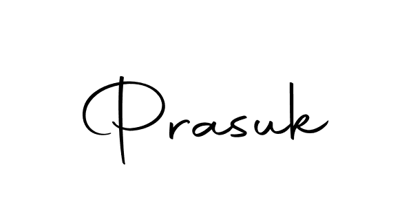 Create a beautiful signature design for name Prasuk. With this signature (Autography-DOLnW) fonts, you can make a handwritten signature for free. Prasuk signature style 10 images and pictures png