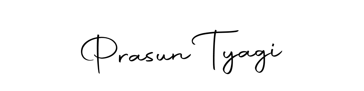 Similarly Autography-DOLnW is the best handwritten signature design. Signature creator online .You can use it as an online autograph creator for name Prasun Tyagi. Prasun Tyagi signature style 10 images and pictures png