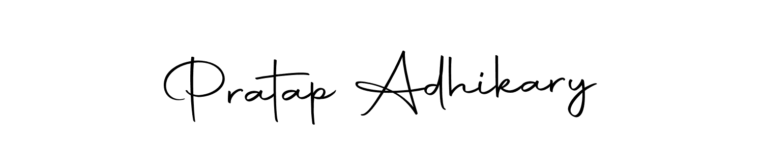 Make a short Pratap Adhikary signature style. Manage your documents anywhere anytime using Autography-DOLnW. Create and add eSignatures, submit forms, share and send files easily. Pratap Adhikary signature style 10 images and pictures png