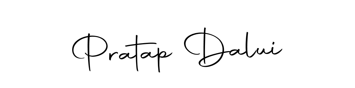 How to make Pratap Dalui name signature. Use Autography-DOLnW style for creating short signs online. This is the latest handwritten sign. Pratap Dalui signature style 10 images and pictures png
