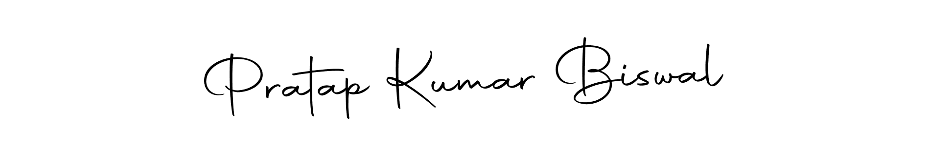 How to make Pratap Kumar Biswal name signature. Use Autography-DOLnW style for creating short signs online. This is the latest handwritten sign. Pratap Kumar Biswal signature style 10 images and pictures png