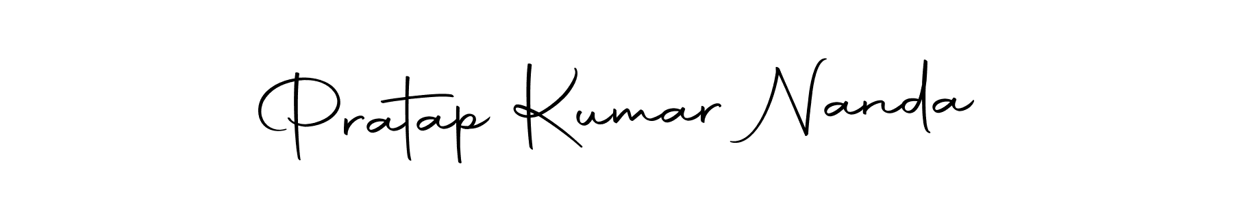Create a beautiful signature design for name Pratap Kumar Nanda. With this signature (Autography-DOLnW) fonts, you can make a handwritten signature for free. Pratap Kumar Nanda signature style 10 images and pictures png
