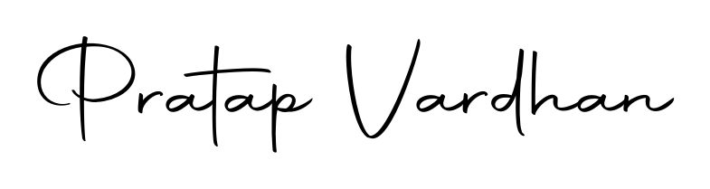 Get an exclusive digital autograph for Pratap Vardhan. The Autography-DOLnW typeface captures the charm of real penmanship on paper. Pratap Vardhan signature style 10 images and pictures png