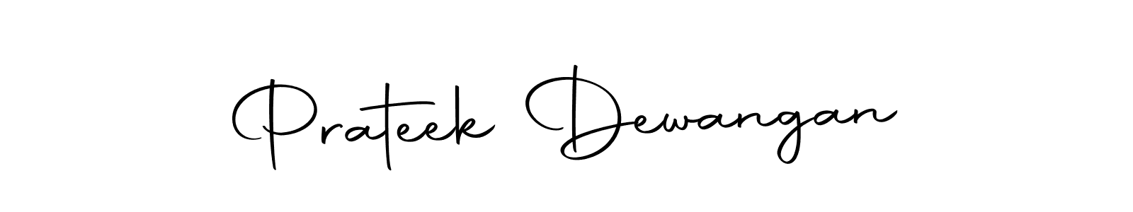 Also we have Prateek Dewangan name is the best signature style. Create professional handwritten signature collection using Autography-DOLnW autograph style. Prateek Dewangan signature style 10 images and pictures png