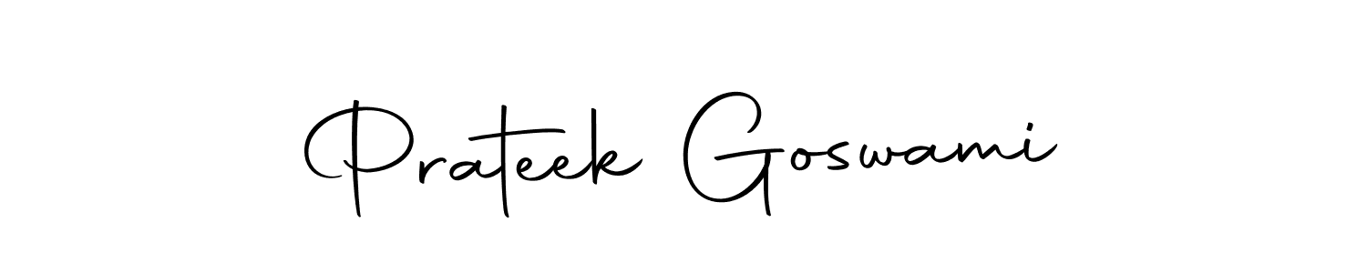 Make a beautiful signature design for name Prateek Goswami. Use this online signature maker to create a handwritten signature for free. Prateek Goswami signature style 10 images and pictures png